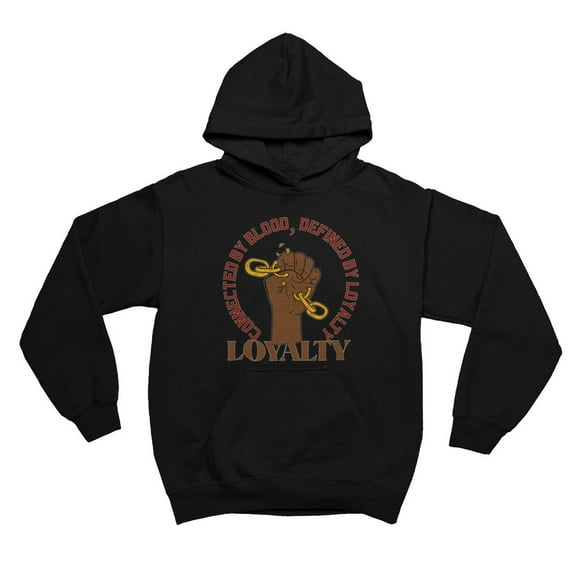 BloodLine StreetWear " Connected By Blood Hoodie" Long Sleeve Hoodie Sweatshirt - Unisex Hoodie - Soft, Warm, and Comfortable - Perfect for Casual Wear and Layering
