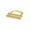 Gold, variant on Sterling Silver Double Sideways Bar Open Adjustable Ring F0343-Gold-M 1/2 - US 6.5 (adjustable)
