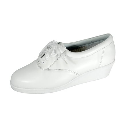 

24 HOUR COMFORT Helga Wide Width Comfort Shoes For Work and Casual Attire WHITE 5.5