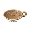 thumbnail image 3 of Yusimy Candle Holder Ceramic Kiln Transmutation Irregular Glaze for Home Tabletop Living Room Candlelight Decor, 3 of 6