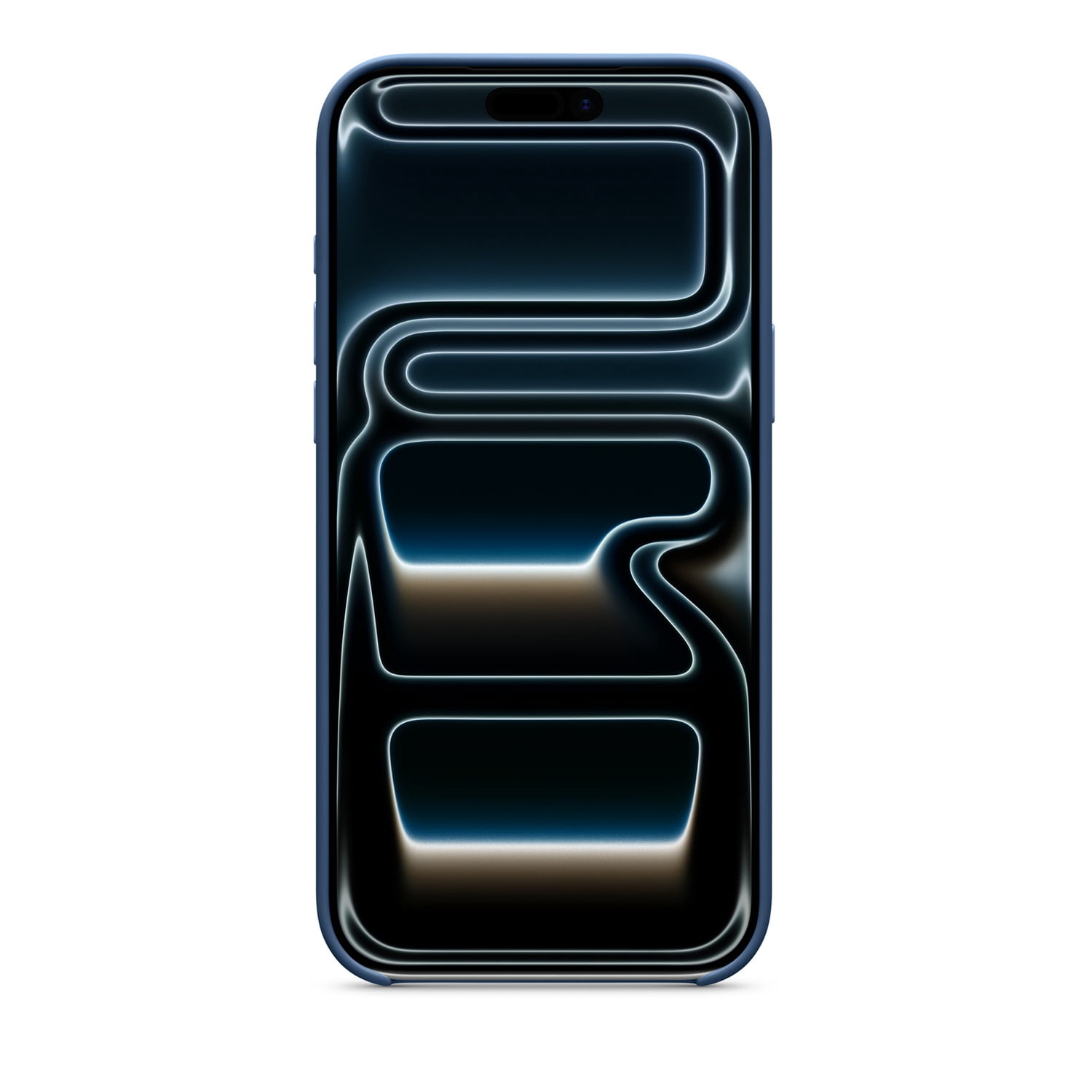 Soft-Touch Silicone Case for iPhone 17 Pro Max - Dark Blue