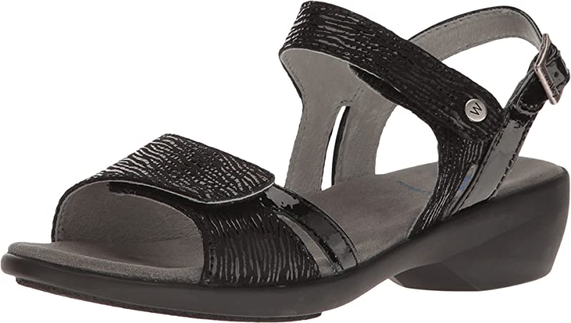 Wolky Women's Agua Sandal, Black, 37 M EU - Walmart.com