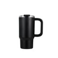 thumbnail image 5 of Mainstays 18 oz Black Double Wall Stainless Steel Tumbler with Handle, Flip Lid, 5 of 7