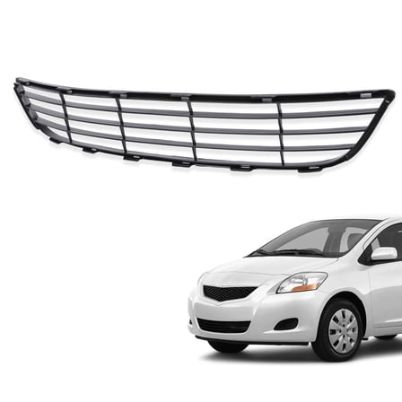 PIT66 Front Bumper Grille Grill Fit for 2007-2008 Toyota Yaris Sedan TO1036108