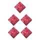 thumbnail image 2 of Jumpingount Accesorios para pañuelos pequeños Pañuelo para la cabeza hecho a mano Manualidades DIY Pañuelos de en forma cuadrada Compras Deportes Rojo 5piezas Jumpingount CBP256545, 2 of 5