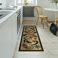 thumbnail image 5 of Ottomanson Paisley Bathroom Runner Rug 20" x 59" - Non Slip Low Pile Carpet, Beige, 5 of 7