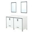 thumbnail image 4 of 60" W X 22" D White Bath Vanity With Quartz Top And Mirrors - Soft Close Drawer Function, Ample Storage Cabinets Double 60 In. 22 Top, Included, Close, Two Drawers & For, 4 of 6