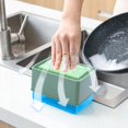 thumbnail image 1 of Feltree Kitchen Soap Dispenser Dishwashing Brush Automatic Liquid Dispenser-in-1 Soap Dispenser Kitchen Sponge Rack 350ml Sink Soap Dispenser Cleaning Concentrate Box, 1 of 8