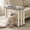 Gray - Right, variant on Couch Protector from Cat Claws, Couch End Table with Cat Scratch Panel and Scratching Posts, Pet Corner Sofa Side Table Scratcher,