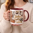 thumbnail image 2 of Personalized Dad Ceramic Mug, Custom Built With Love Cup, Father Gift, Dad Energy Keepsake, 2 of 4