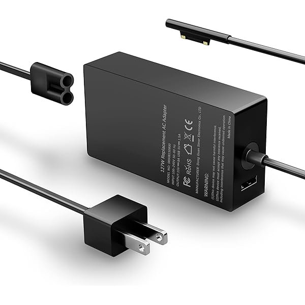 wonima11 65W Surface Pro Charger for Microsoft Surface Pro 10,9,8,7+,7,6,5,4,3 X,Windows Surface Laptop 1,2,3,4,5,6,Surface Go Tablet Surface Book 3,2,1 and Windows Laptop Charger,Support 44W,36W