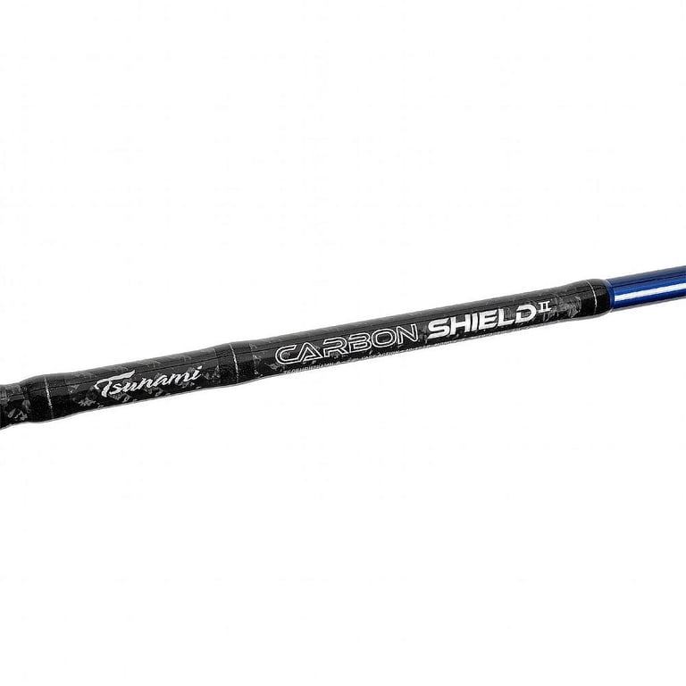 tsunami 7ft rod Tsunami Carbon Shield II 7FT Medium Heavy Spinning Rod