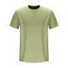 Tunhigl T-Shirts à Manches Courtes pour Hommes - Col Ras du Cou Ajusté, Tenue Décontractée et Active, Vêtement de Nuit Uni pour le Gym, la Maison, la Plage