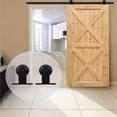 thumbnail image 1 of 4-8FT T Style Sliding Barn Single Door Hardware Track Kit ,Easy Install, 1 of 5