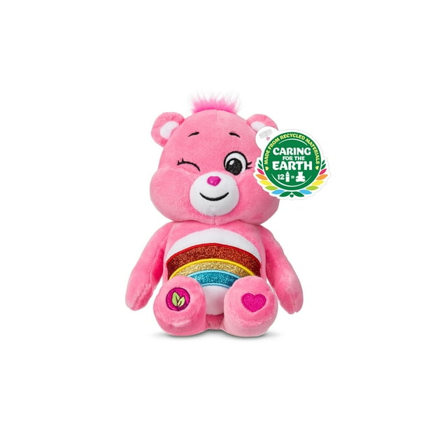 Peluche Care Bears Cheer Bear Sparkle Fun, tamaño 9 pulgadas