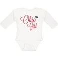 thumbnail image 3 of Inktastic Ohio Girl Boys or Girls Long Sleeve Baby Bodysuit, 3 of 5