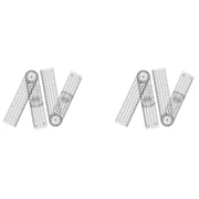 8 Pieces Goniometer Physiotherapy Rotation Protractor Physiotherapy PVC for Physiotherapy, Sports