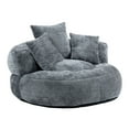 thumbnail image 6 of Oversize Bean Bag Chair Lazy Sofa with 3 Pillows, Durable Comfort Lounger High Back Couch for Adults and Kids, Indoor & Outdoor, 6 of 7