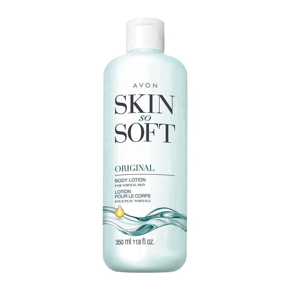 Avon Skin So Soft Non-Greasy Dryness Relief Jojoba Oil Body Lotion for Dry Skin Relief, Fresh Scent, 11.8 fl oz