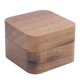 thumbnail image 2 of Caja De Anillo De Boda, Cierre De Madera Magnética Anillo De Bodas Caja De Anillo De Terciopelo Joya De Joyería Soporte De Anillo Cuadrado Para Compromisos, Bodas Y Aniversarios, 2 of 7