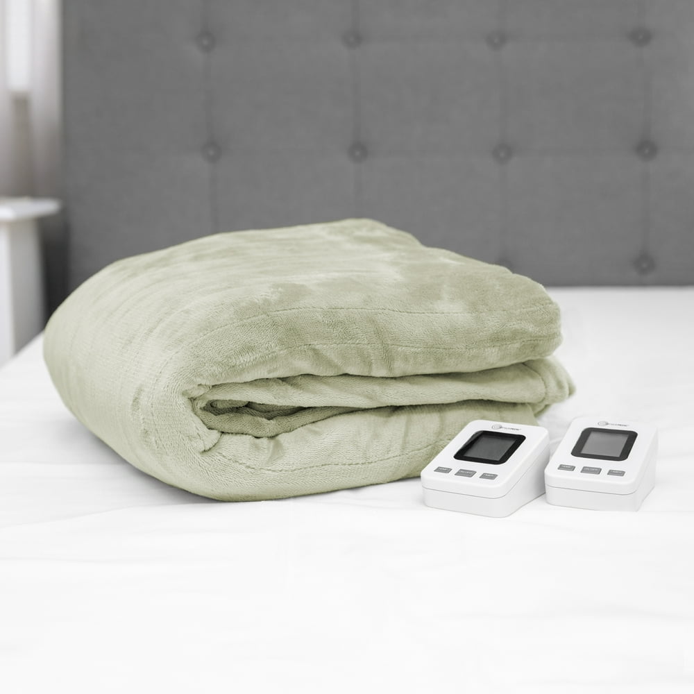 SensorPEDIC Electric Warming Blanket with SensorSafe & Two Digital