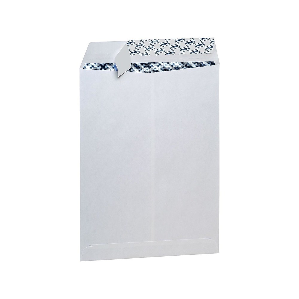 Staples TearResistant Catalog Envelopes 10" x 13" White (21571) 329850