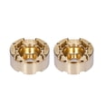 thumbnail image 1 of Labymos For 1/10 Traxxas TRX4 RC Crawler Brass Counterweight Balance Rim Weight Balancer 2PCS, 1 of 6
