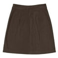 thumbnail image 3 of WTXUE Skirts for Women, Women's Corduroy Skirts Fall Winter High Waist Button Down A-Line Short Mini Skirt with Pockets, Brown 2XL, 3 of 8