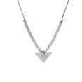thumbnail image 1 of Collares con inicial en capas para mujer o hombre, cadena de plata de ley, cadena en capas, collar de gargantilla simple y lindo Rojo Verde, 1 of 5