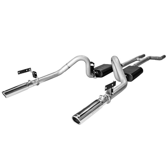 Flowmaster 817281 Header-back System 409S - Dual Rear Exit - American Thunder - Aggressive Sound