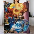 thumbnail image 5 of Anime One Piece Blanket for Bed Sofa Flannel Throw Blanket One Piece Merch for Anime Lovers, 5 of 7