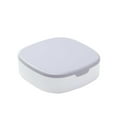 thumbnail image 1 of Joyero de lujo para maquillaje, soporte para anillo, pendientes, collar, organizador, cajas con tapa, decoración de almacenamiento de viaje para Almacenamiento y organización del hogar gris blanco Advancent  HA079969-01, 1 of 6