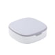 thumbnail image 1 of Joyero de lujo para maquillaje, soporte para anillo, pendientes, collar, organizador, cajas con tapa, decoración de almacenamiento de viaje para Almacenamiento y organización del hogar gris blanco Wosthever  HA079969-01, 1 of 6