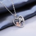 thumbnail image 2 of Collares con colgante de corazón para niñas, collar con dijes de oro rosa, joyería, 2 of 3