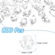 thumbnail image 2 of Uxcell 800pcs Rocas de Hielo Falsas Acrílicas Cristales Transparentes Piedras para Rellenos de Jarrones Decoración de Mesas, 2 of 6