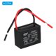 thumbnail image 3 of Capacitor de ventilador de techo Uxcell CBB61 negro 5 piezas 2uF 450V CA 50/60HZ con 2 cables 1.48'' x 1.13'', 3 of 6
