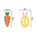 thumbnail image 2 of party balloons Happy Easter Decorations Pull Flags Banner Colorful Cartoon Rabbit Pull Flags Pull Flowers Party Decoration, 2 of 3