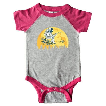 

Inktastic Astronaut Fishing on Moon Gift Baby Boy or Baby Girl Bodysuit