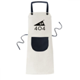 thumbnail image 1 of Loss Eye Observation Judgment Apron Adjustable Bib Cotton Linen BBQ Kitchen Pocket Pinafore, 1 of 3
