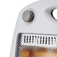 thumbnail image 2 of Brentwood Kool Zone H-Q 801W 800-Watt-Max Portable Quartz Space Heater, White, H-Q801W, 2 of 4