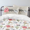 thumbnail image 1 of Juego de cama infantil personalizado On the Farm (edredón o funda nórdica), 1 of 5
