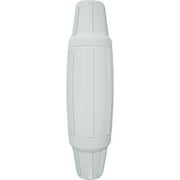 Dock Edge + Torpedo Pipe Bumper, 18", PVC- Grey