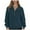Navy, variant on BLCHUNen Sweatshirts for Women Long Sleeve Half Zip up Pullover Turndown Collar Leisure Workout Sports Tops