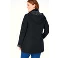 thumbnail image 2 of Woman Within Plus Size Dot Trim Raincoat, 2 of 3