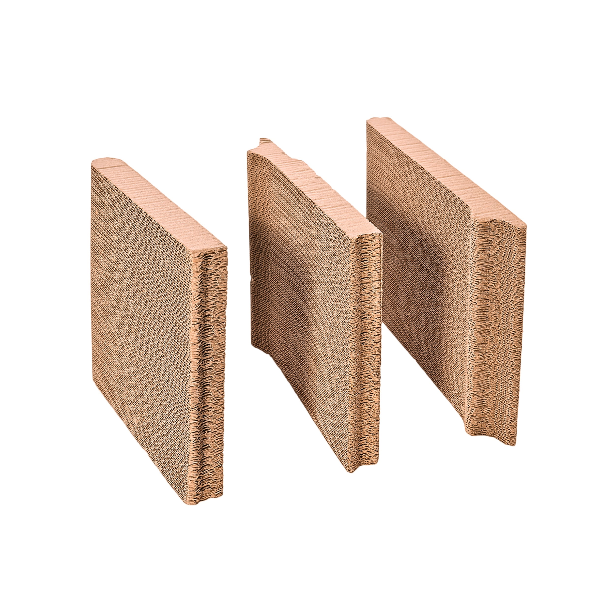 Vibrant Life L-Shaped Cat Scratcher Replacement Pads, Corrugated Cardboard