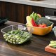 thumbnail image 3 of Colander Set, Vegetable Washing Salad Dehydrator, Fruit Cleaning Strainer, Food Strainer and Colander, Pasta Rice Strainer, 2 Layer Kitchen Pasta Rice, 3 of 5