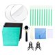 thumbnail image 2 of 28 Piezas Kit de Limpieza de Tarjetas Herramienta de Cuidado para Cartas Coleccionables Accesorio de Reparación para Pulido Juego de Restauración con, 2 of 9