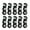 Black, variant on 10Pcs Outdoor Camping Tent Rope Buckles 3 Hole Rope Tensioner Guyline Cord Adjuster Tent Tensioner Tent Wind Rope Buckle