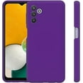 thumbnail image 2 of Galaxy A13 5G Case,  Samsung A13 5G Case Liquid Silicone Case Dual Layer Hybrid Hard PC Soft Silicone Gel Rubber Bumper Slim Fit Shockproof Protective Phone Case for Samsung Galaxy A13 5G,Purple, 2 of 12