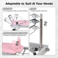 thumbnail image 3 of Ourlova Pink Foldable Pilates Reformer Machine - Advanced and Beginner Workout Equipment with Resistance Ropes, 3 of 8